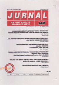 JURNAL AKUNTASI & MANAJEMEN