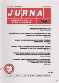 JURNAL AKUNTANSI & MANAJEMEN