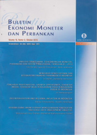 BULETIN EKONOMI MONETER DAN PERBANKAN