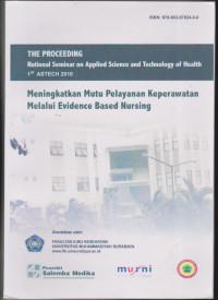 MENINGKATKAN MUTU PELAYANAN KEPERAWATAN MELALUI EVIDENCE BASED NURSING