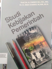 STUDI KEBIJAKAN PEMERINTAH