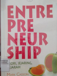 ENTREPRENEURSHIP; TEORI, JEJARING, SEJARAH