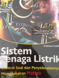 SISTEM TENAGA LISTRIK CONTOH SOAL DAN PENYELESAIANNYA MENGGUNAKAN MATLAB