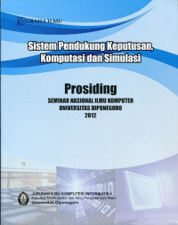 PROSIDING: SEMINAR NASIONAL ILMU KOMPUTER UNIVERSITAS DIPONEGORO