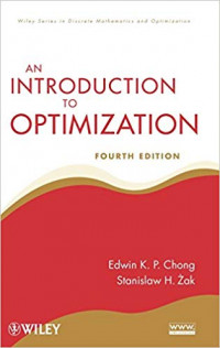 AN INTRODUCTION TO OPTIMIZATION