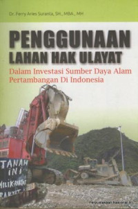 PENGGUNAAN LAHAN HAK ULAYAT