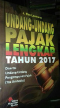 UNDANG UNDANG PAJAK LENGKAP TAHUN 2017