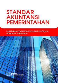 STANDART AKUNTANSI PEMERINTAHAN PERATURAN PEMERINTAH REPUBLIK INDONESIA NO 71 TAHUN 2010