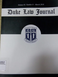 DUKE LAW JOURNAL