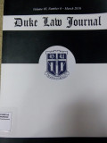 DUKE LAW JOURNAL 