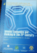 6th International Conference On Islamic Economics And Finance: Islamic Economics And Banking In The 21st Century Volume 1