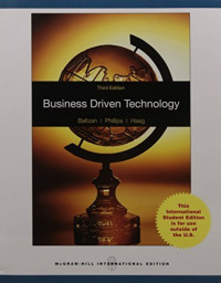 BUSINESS DRIVEN TECHNOLOGY