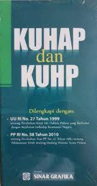 KUHAP dan KUHP