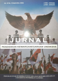 JURNAL PENDIDIKAN KEWARGANEGARAAN UNDIKSHA