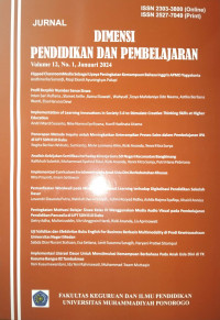 DIMENSI PENDIDIKAN DAN PEMBELAJARAN