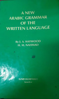 A New Arabic Grammar Of The Written Language