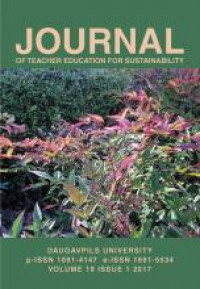 Journal Of Teacher for Sustainability