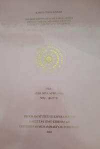 ASUHAN KEPERAWATAN PADA LANSIA DENGAN MASALAH KEPERAWATAN INKONTINESIA URINE FUNGSIONAL DI UPT PELAYANAN SOSIAL TRESNA WREDA, MAGETAN