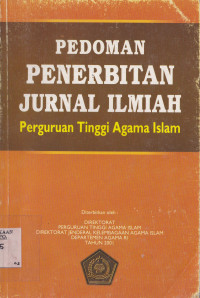 Image of PEDOMAN PENERBITAN JURNAL ILMIAH PERGURUAN TINGGI AGAMA ISLAM