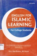 ENGLISH FOR ISLAMIC LEARNING FOR COLLEGE STUDENTS