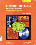RESEARCH METHODS FOR BUSINESS BUKU 2 : METODOLOGI PENELITIAN UNTUK BISNIS